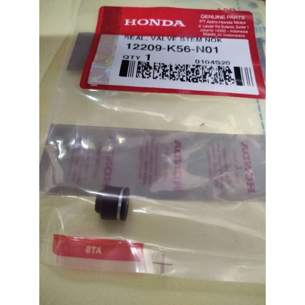 SIL KLEP VALVE - SONIC 150 FI ASLI HONDA 12209K56N01