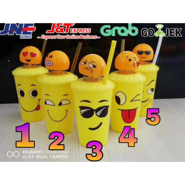 Botol minumam  lucu 500ml lucu lagi spring Doll goyang