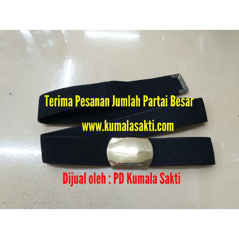 Sabuk Braso Polos Hitam Putih|Gesper Polos Hitam|Ikat Pinggang Polos Hitam|Sabuk Dalaman Polos