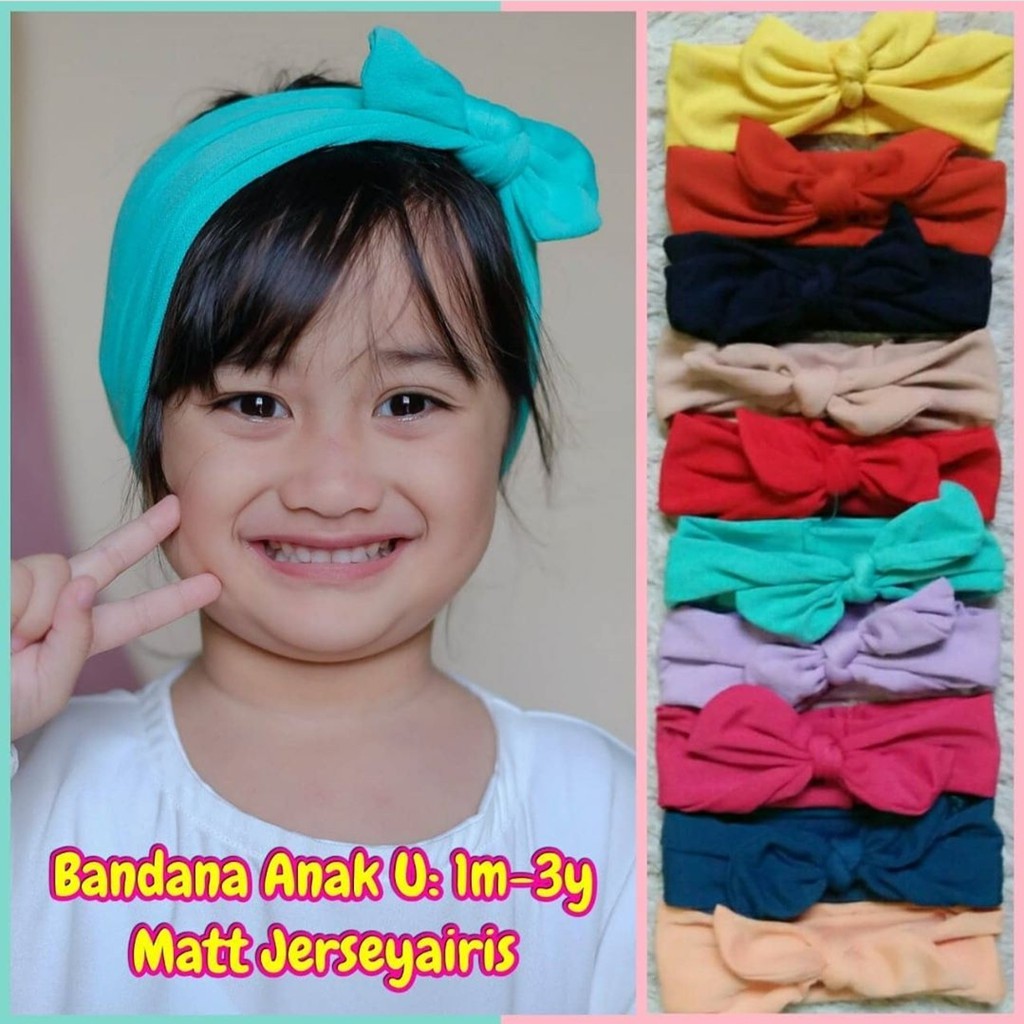 Turban Anak Bandana Bayi Random Model dan Warna