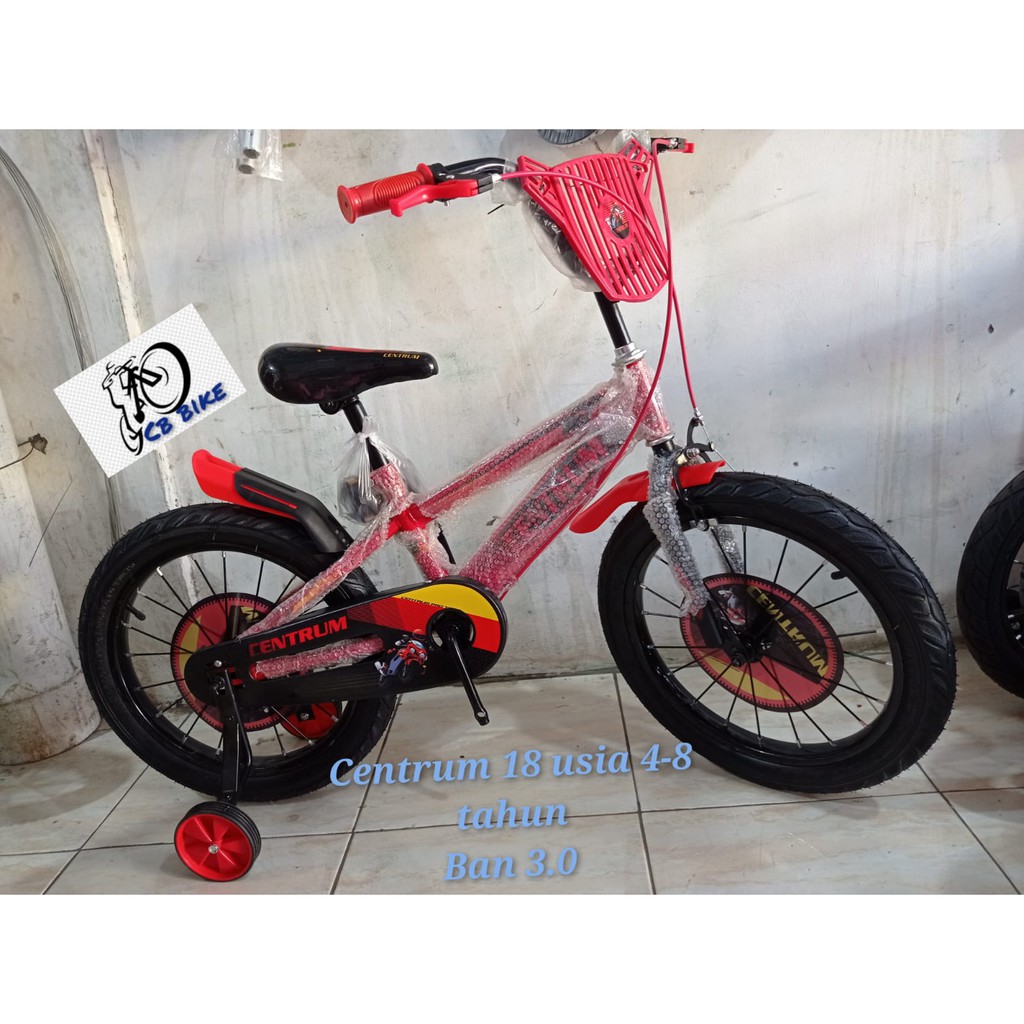 SEPEDA BMX ANAK COWOK UKURAN 18 CENTRUM 2006 TERBARUU