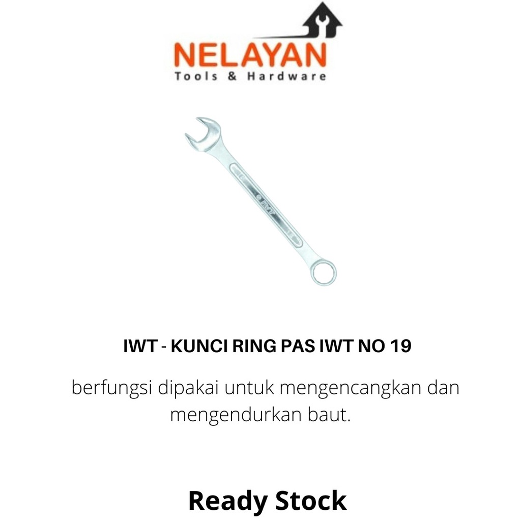 IWT - Kunci Ring Pas Iwt No 19