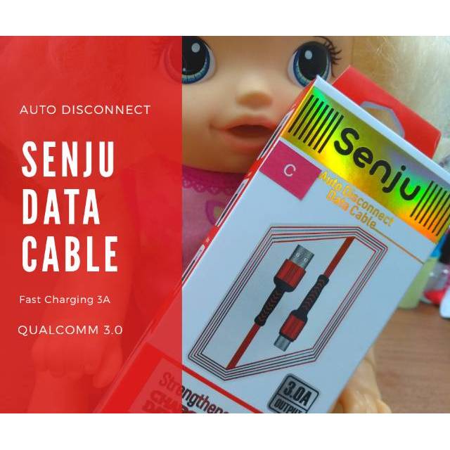 AUTODISCONNECT Kabel data QUALCOMM 3.0 Fast charging SENJU autoOnOff all tipe