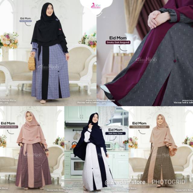 EID SERIES MOM ORIGINAL by Alwa Hijab