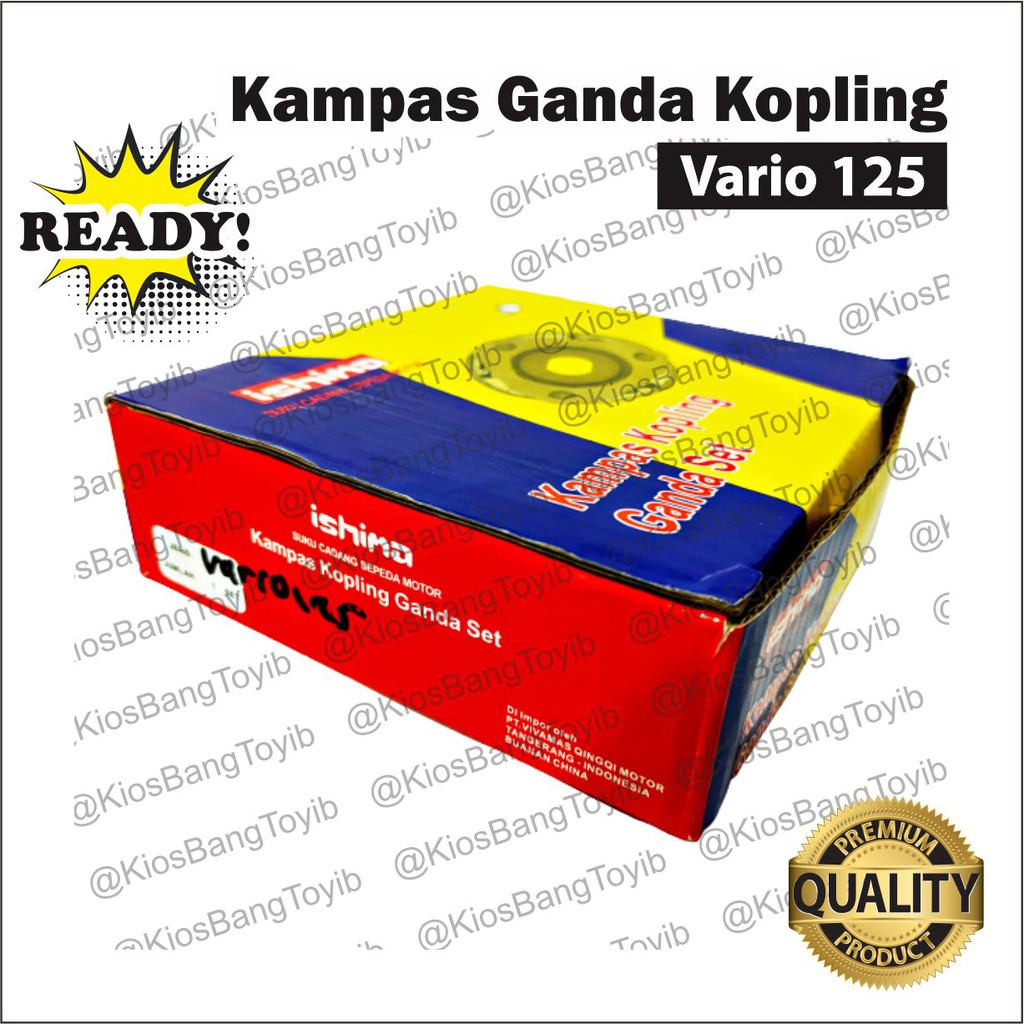 Kampas Ganda Kopling Komplit Assy VARIO 125 ✶ISHIMA✶