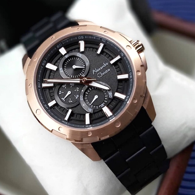 Alexandre Christie 6538 - AC6538MF Black Rosegold ORIGINAL