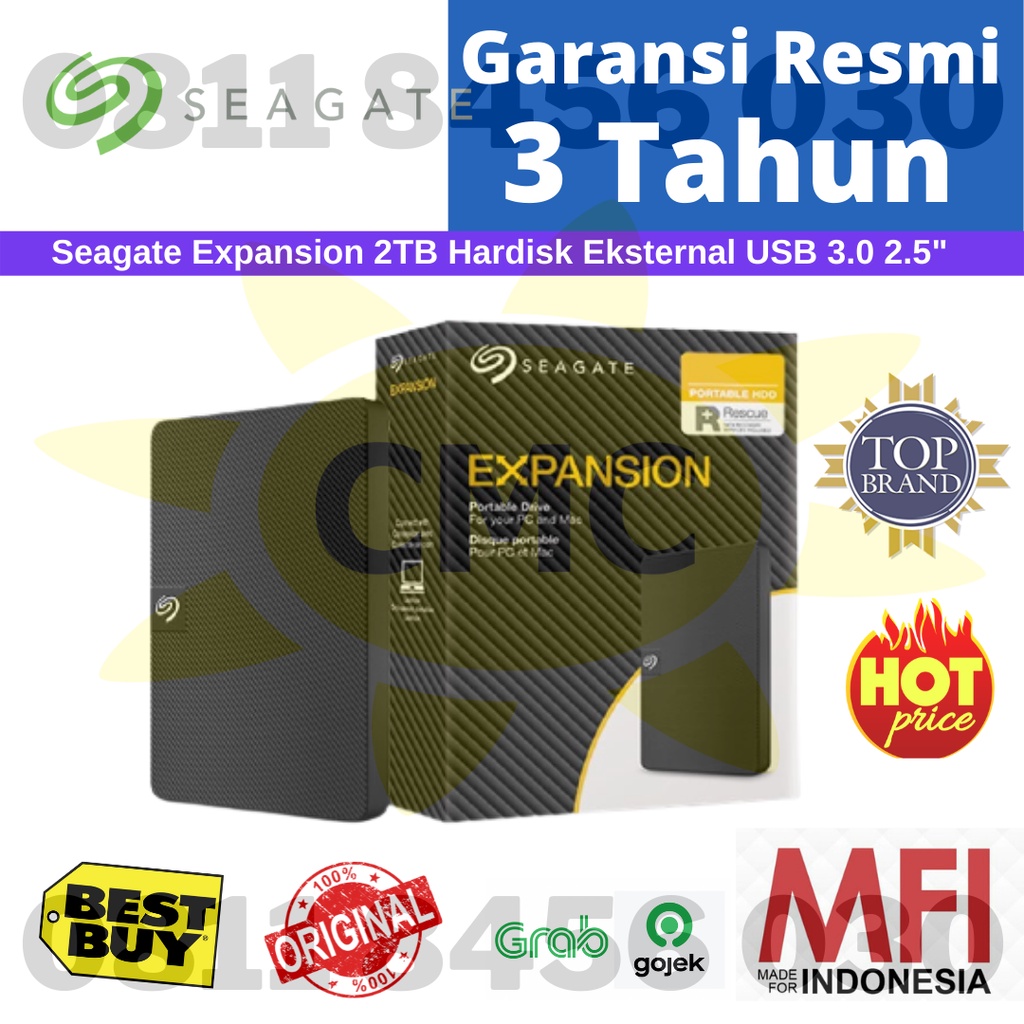 SEAGATE Harddisk External Expansion 2TB