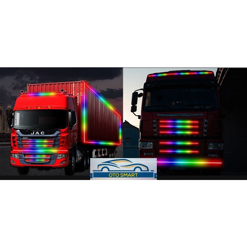 Lampu LED Strip Variasi Kaca Running Canter Net Light Strip 24 Volt Untuk Truck Bus 1.5M  2M 2.5M