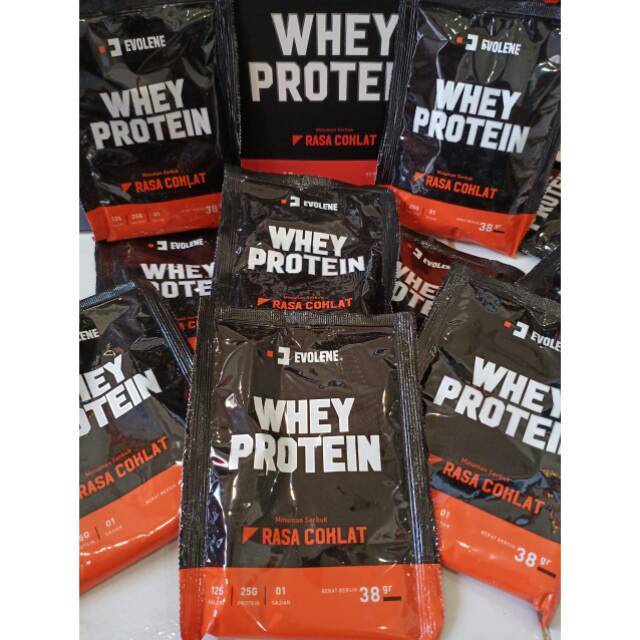 Evolene Whey Protein Evowhey Evo Whey 1 Sachet Suplemen Pembentuk Otot