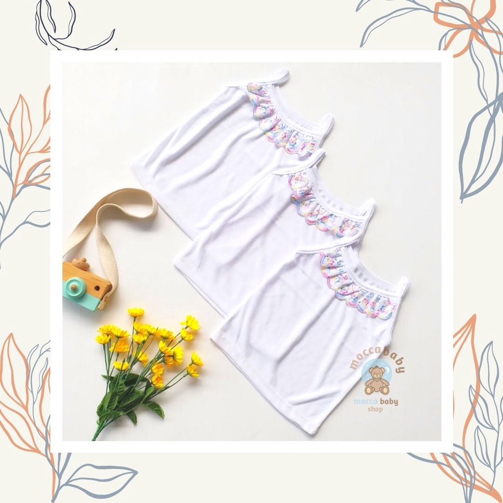 MBSS - KAOS DALAM RENDA anak tank top singlet rainbow