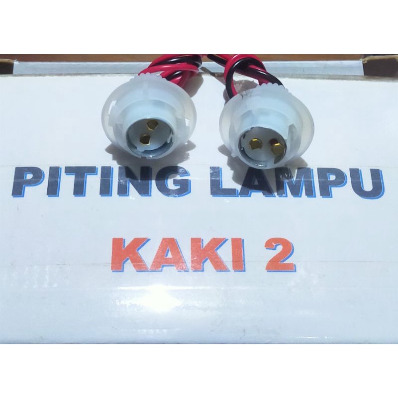 Soket lampu stop / sen + rumah (Kaki 1 atau kaki 2) / Fitting lampu stop / Universal