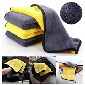 BAJ Kain Lap Microfiber 30x30 Mobil Motor Lap Kaca Meja Lembut Serap Air 2 Sisi Multifungsi Serbaguna PR101