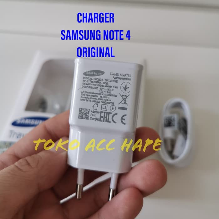 CHARGER SAMSUNG NOTE 4 FAST CHARGING USB MICRO ORIGINAL QUALCOMM 2.0