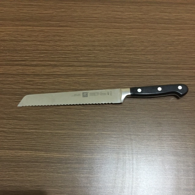 Zwilling J A Henckels, bread knife. Made in Solingen, Germany