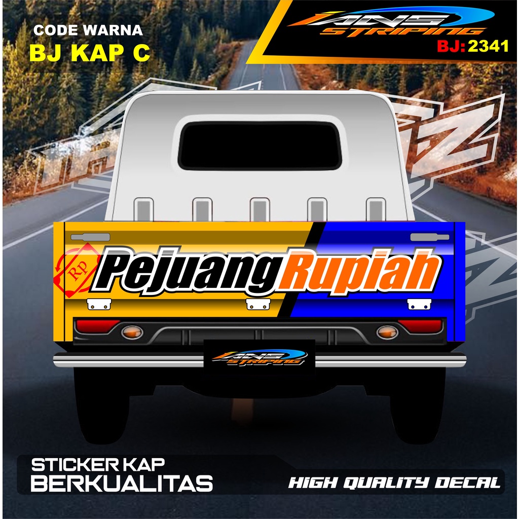 STICKER BAK BELAKANG GRANMAX / STICKER VARIASI GRANMAX PICK UP / DECAL STIKER CARRY PICK UP / STIKER VARIASI PICK UP L300