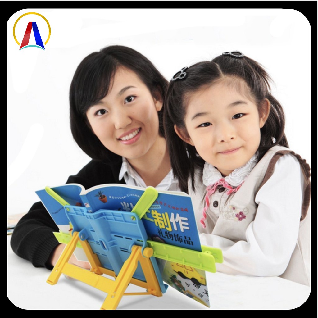 

[ BISA COD ] Rak Alat Sandaran Buku Tab iPad Bookstand Portable #ANNAFII