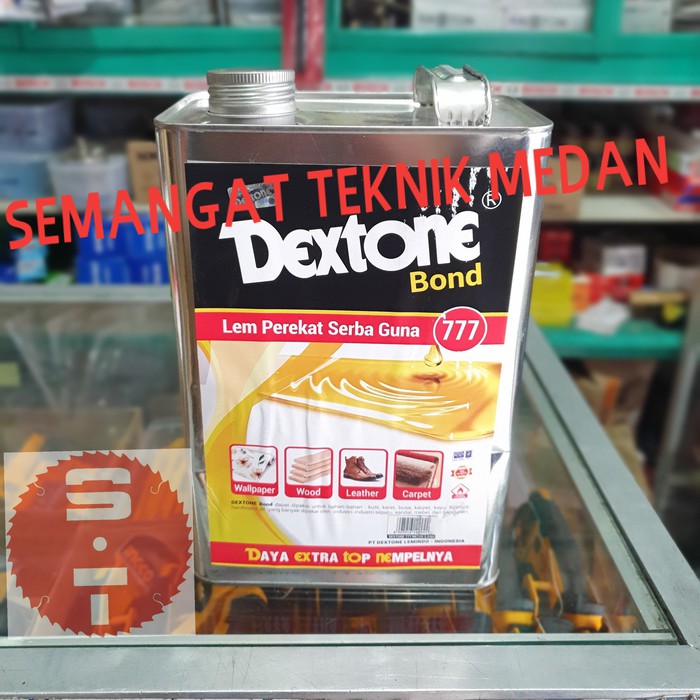 

LEM PEREKAT SERBA GUNA KARET KULIT KARPET DEXTONE BOND 777 AIBON 2,5KG