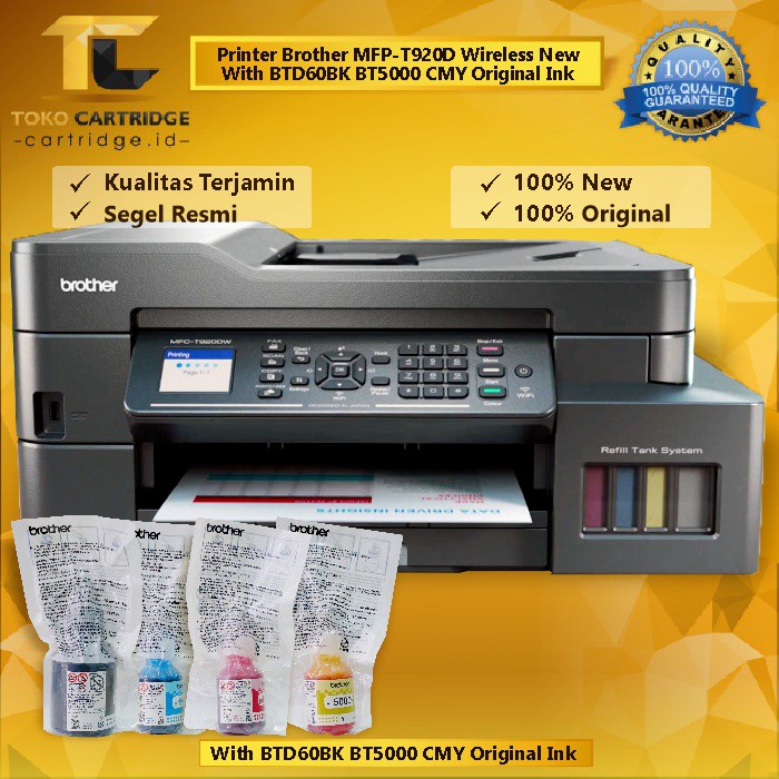 Printer Brothr MFP-T920DW MFP T920dw Wireless Inkjet All-In-One Print Scan Copy Fax WiFi &amp; ADF New