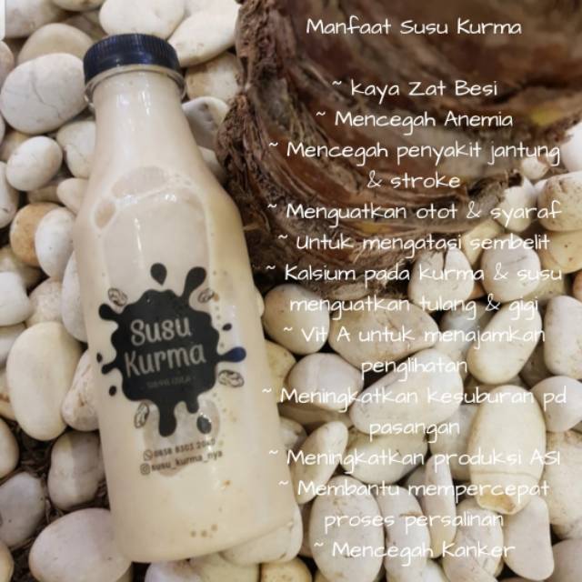 Kurma kebaikan susu Penuhi Nutrisi