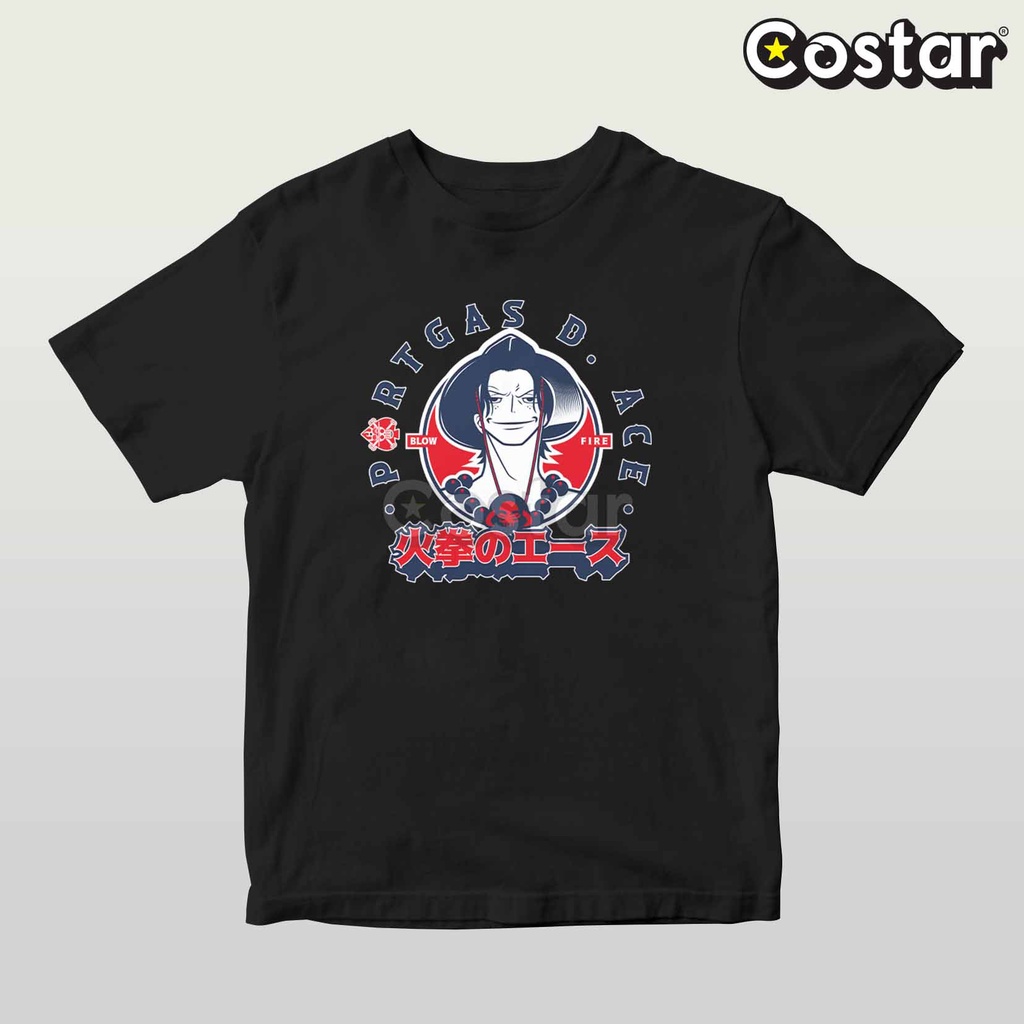 Kaos Anime One Piece Portgas D. Ace - Kaos Ace