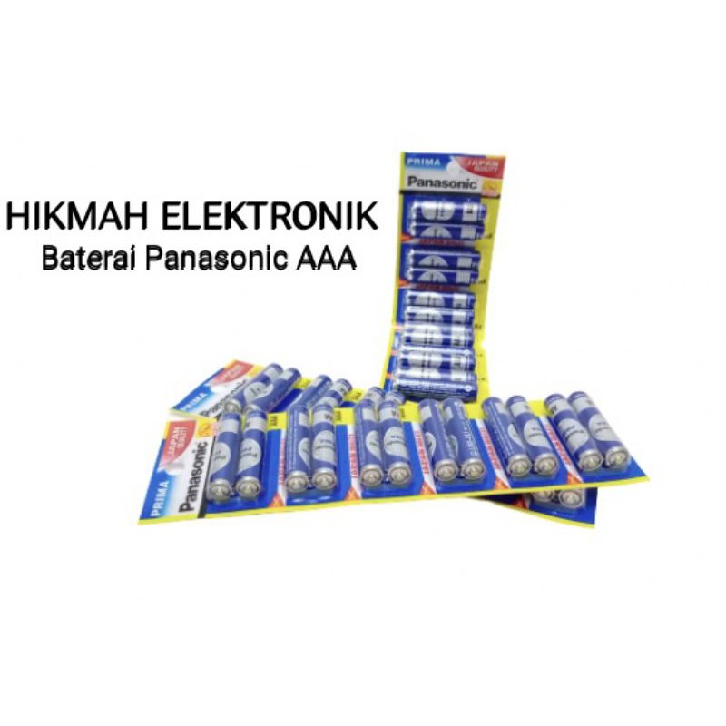 Baterai panasonic AAA/Batrey remote/Batrey calkulator/minim pembelian 2pcs sepasang