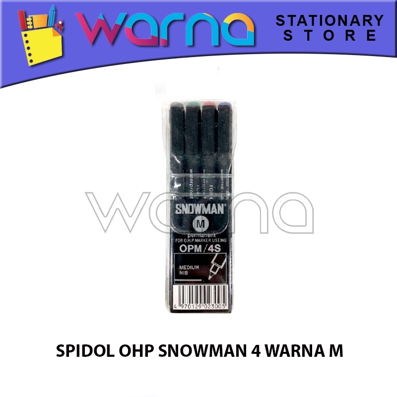 SPIDOL OHP SNOWMAN 4 WARNA M
