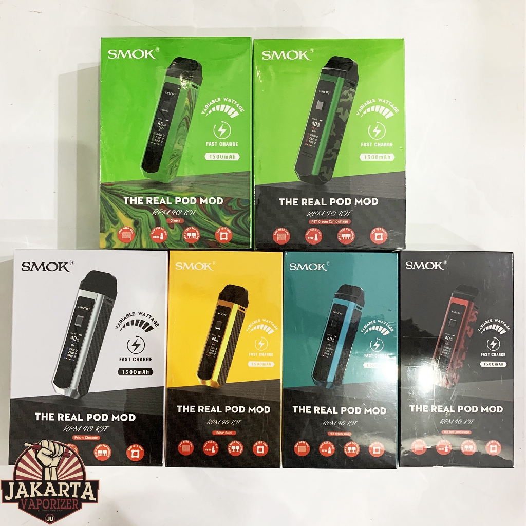 Jual SMOK RPM 40 STARTER KIT RPM40 AUTHENTIC POD VAPE VAPOR | Shopee