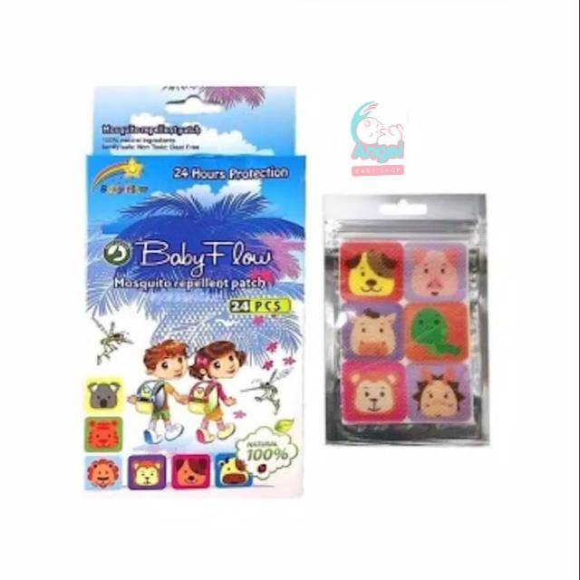 Baby Flow Mosquito Repellent Patch ( Stiker Nyamuk )isi 24