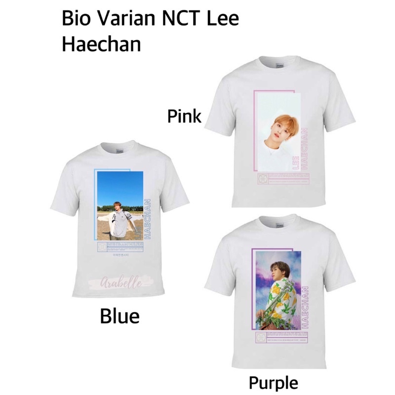 Baju Variasi Bio Nct Lee Haechan/ Nct Dream/Nct 127