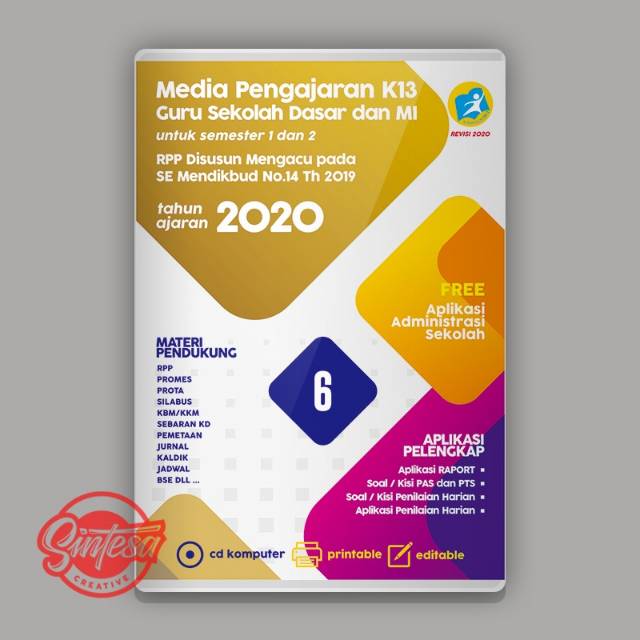 RPP 1LEMBAR KLS 6 K13 TEMATIK