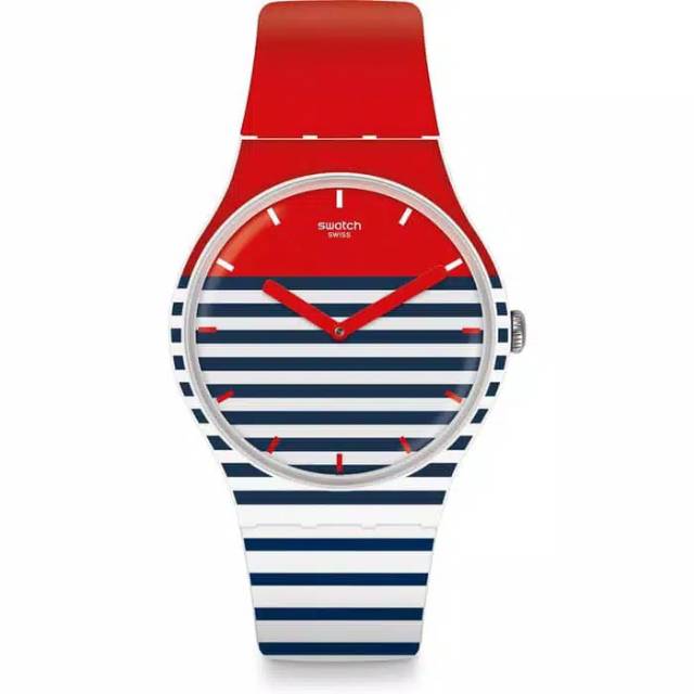 JAM TANGAN ORIGINAL SWATCH SUOW140-MERAH (UNISEX)