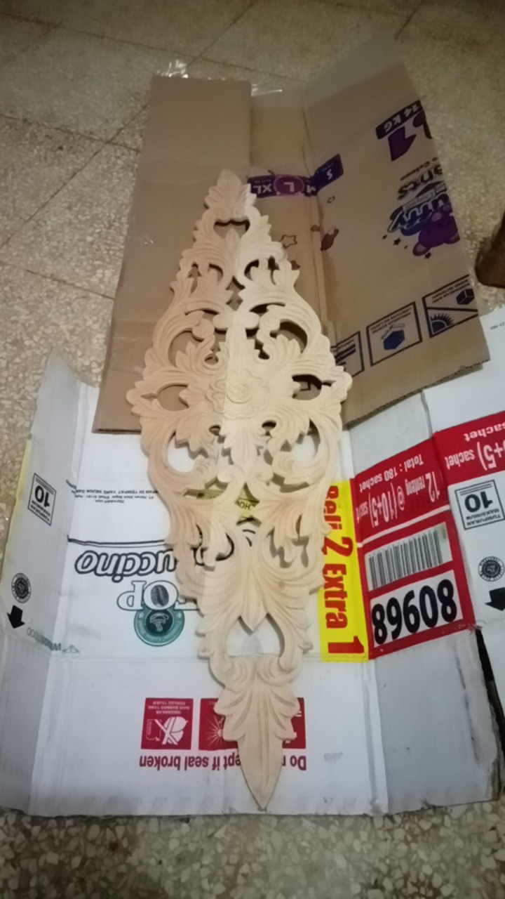 Panel Ukir Tempel Daun Pintu Rumah Bisa Juga Tiang Rumah