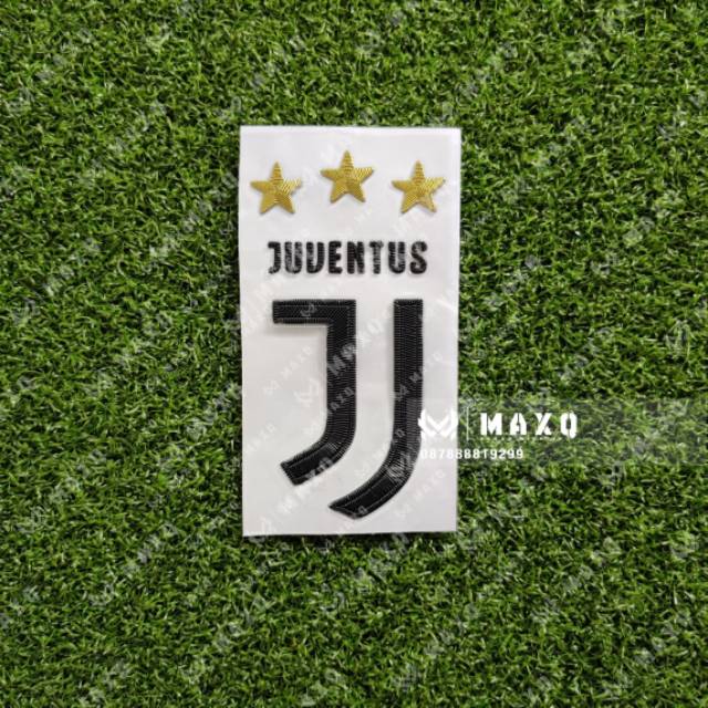 LOGO JUVENTUS NEW 2018 PLAT ADIZERO LOGO BARU JUVENTUS