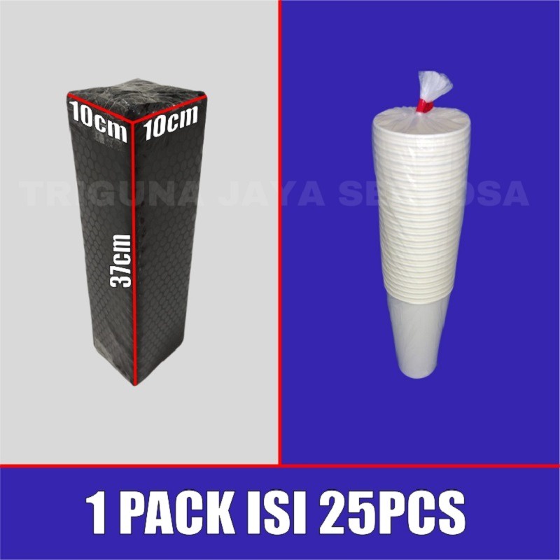 Paper Cup 22oz Pack 25 pcs Gelas Kertas 660ml Coffee 22 Oz Murah Surabaya