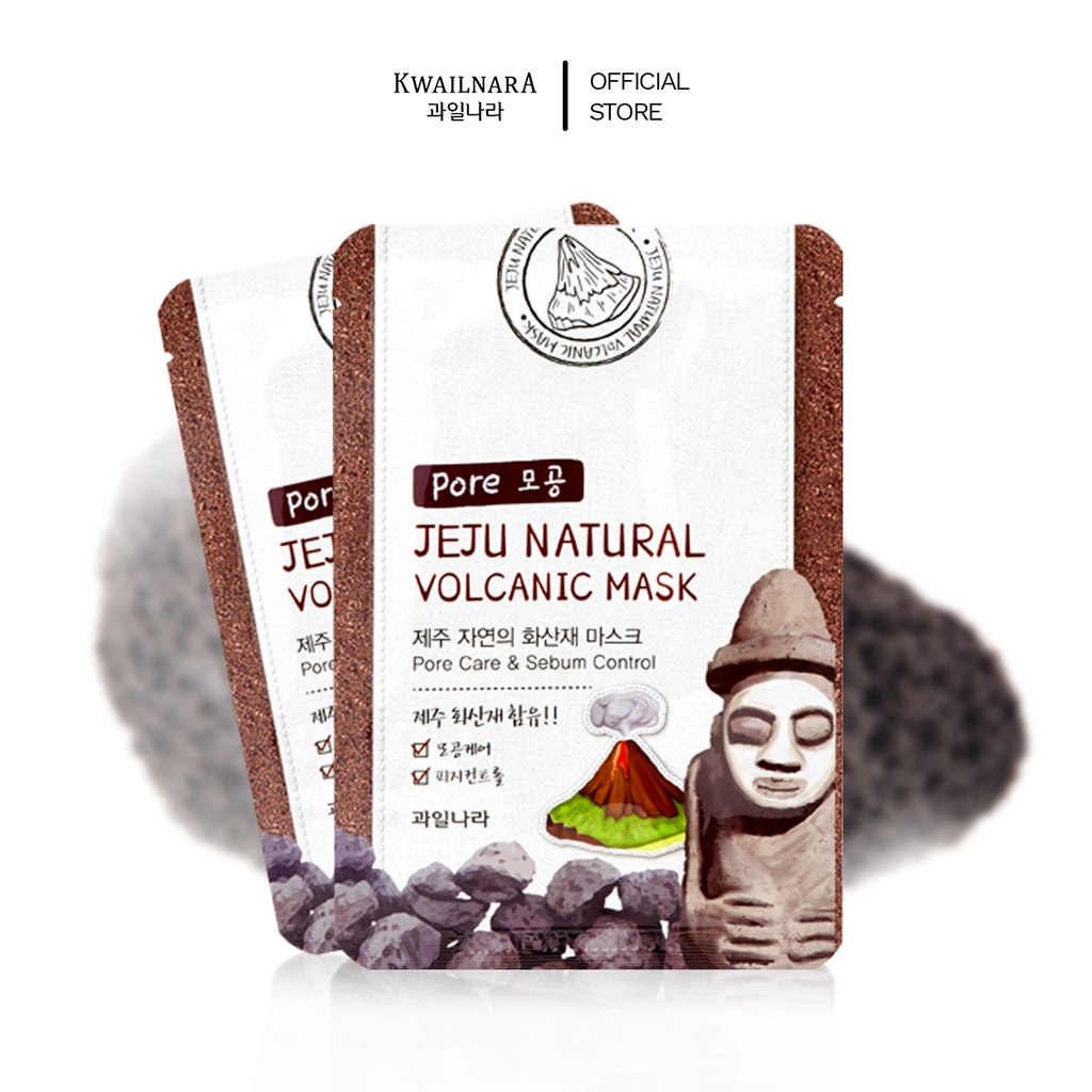 Kwailnara - Jeju Natural Sheet Mask VOLCANIC ASH