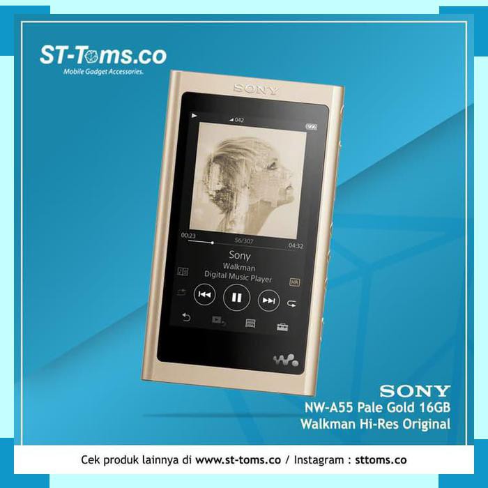 Sony Original NWA55 NW A55 NWA55 Pale Gold 16GB Walkman HiRes