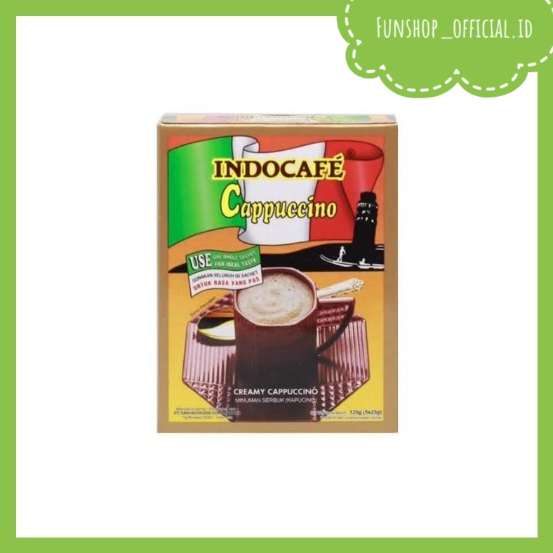 

INDOCAFE CAPUCINO BOX 5X25GR