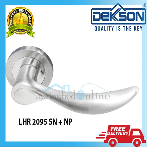 LEVER HANDLE ROSE by Dekkson - LHR 2095 SN+NP