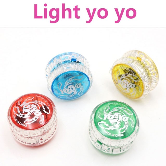 SPEEDYOYO Mainan Yoyo Anak Lampu LED Warna Warni - A070178 - Biru