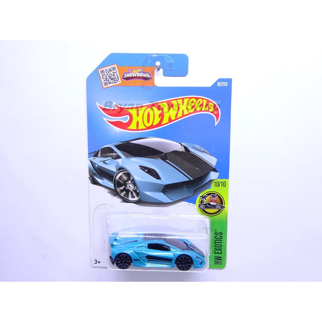 Hot Wheels Lamborghini Sesto Elemento Hijau Tosca