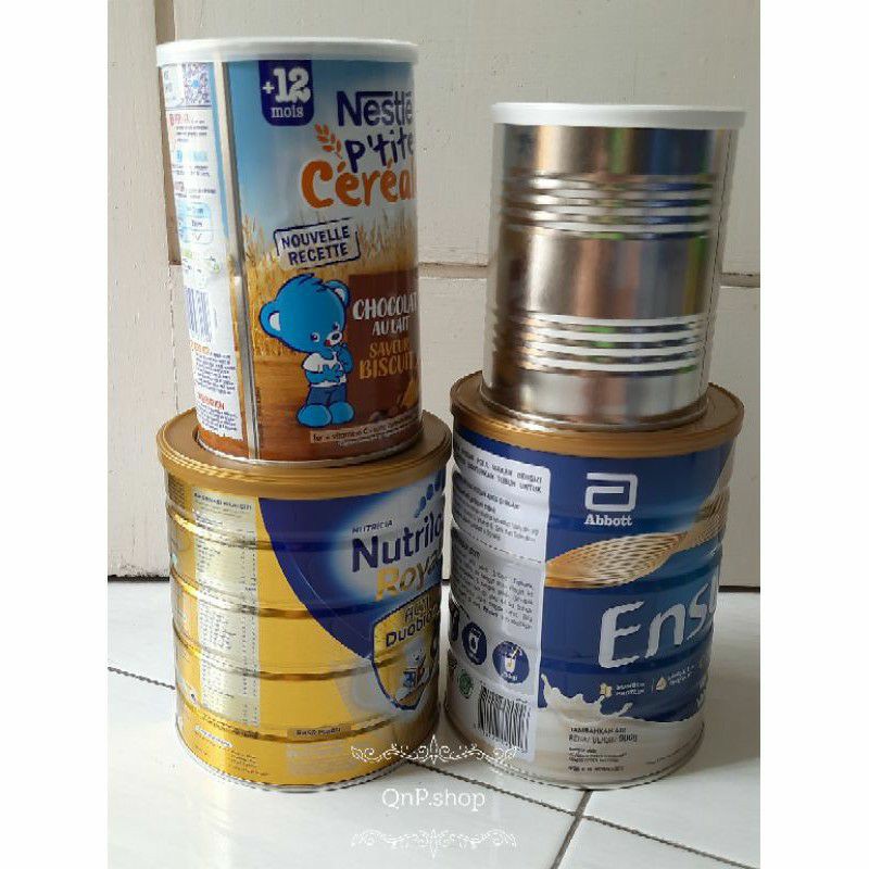 

Kaleng susu kosong bekas 400gr, 800gr, 900gr, 1000gr