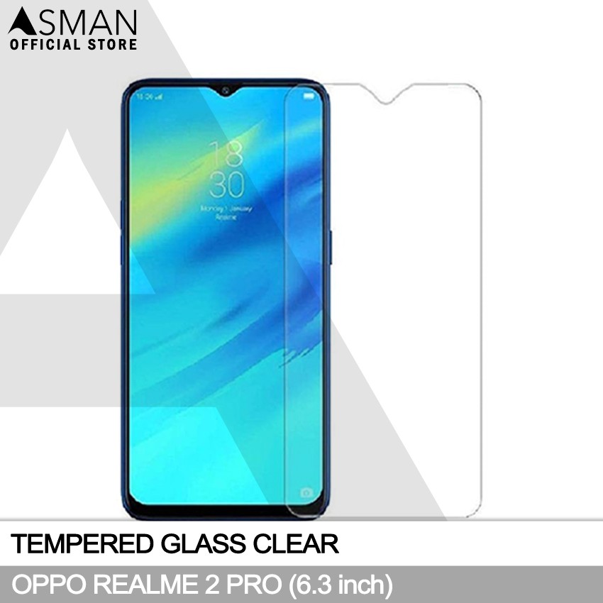 Tempered Glass OPPO Realme 2 Pro (6.2&quot;) | Anti Gores Pelindung Layar Kaca - Bening