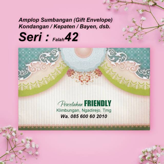 

Amplop Gift Satuan minimal 50 pcs