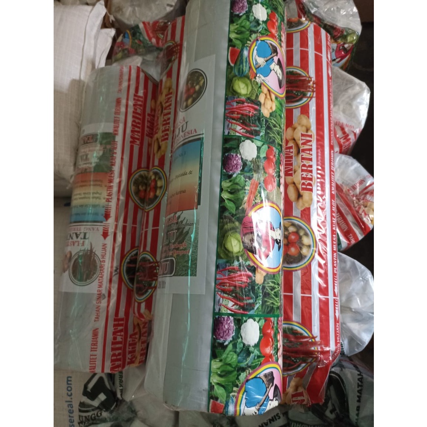 PLASTIK MULSA HITAM PERAK TANI MAJU 60/120 CM 530 METER
