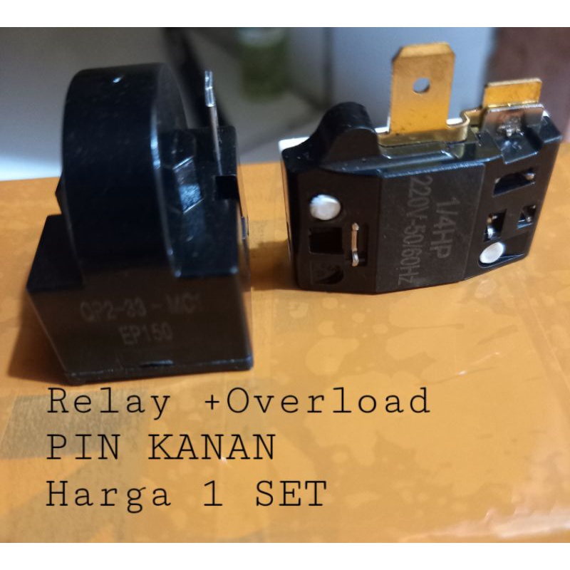 Relay Ptc Overload kulkas Polytron 1 pintu