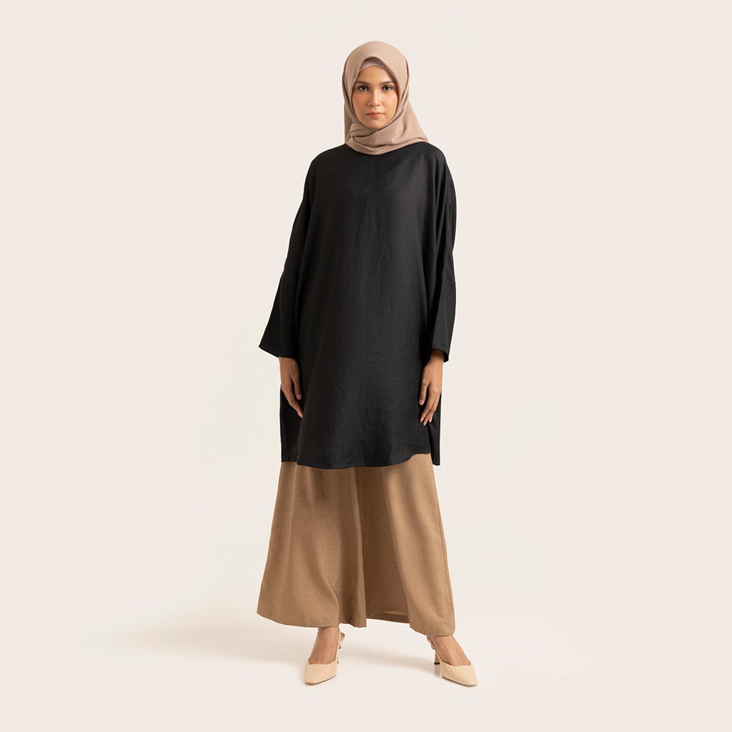 MEISSA TUNIC CHARCOAL - KAMIIDEA