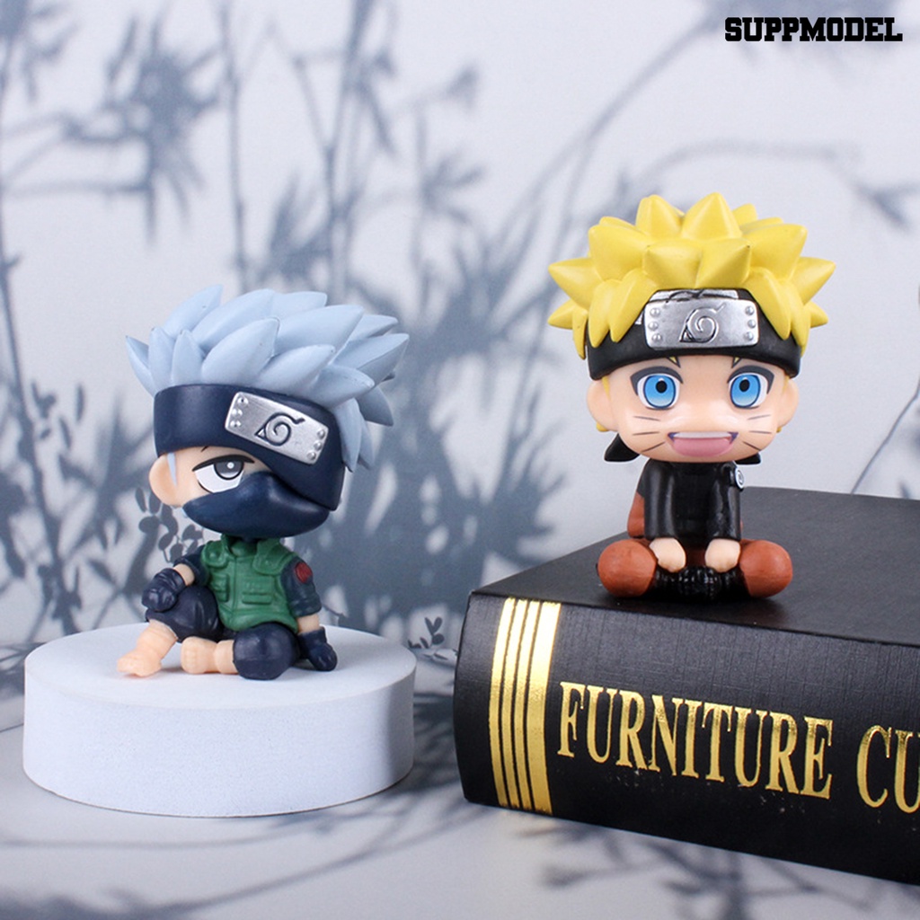 Action Figure Model Anime Naruto Uzumaki Hatake Kakashi Bahan PVC Untuk Anak
