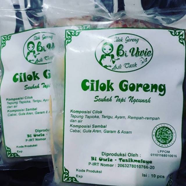 

Cigor Biuwie - Cilok Goreng kemasan ekonomis