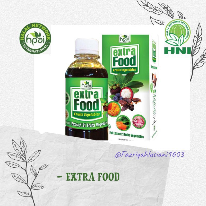 

Extra food HNI 250 ml