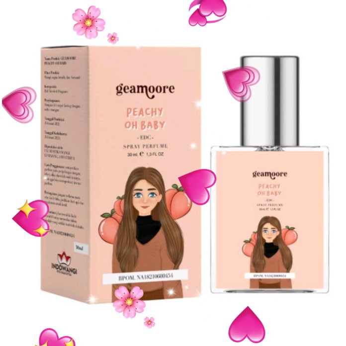 GEAMOORE INSPIRED PARFUME  30 Ml SPRAY ORIGINAL KEMASAN BARU